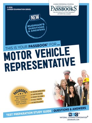 cover image of Motor Vehicle Representative